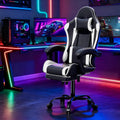 Ergonomic Design Computer Chair with Linkage Armrests, Height Adjustable Gamer Chair with Footrest and Headrest