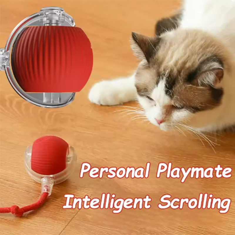 Intelligent interactive cat ball long-lasting and durable easy to clean intelligent obstacle avoidance