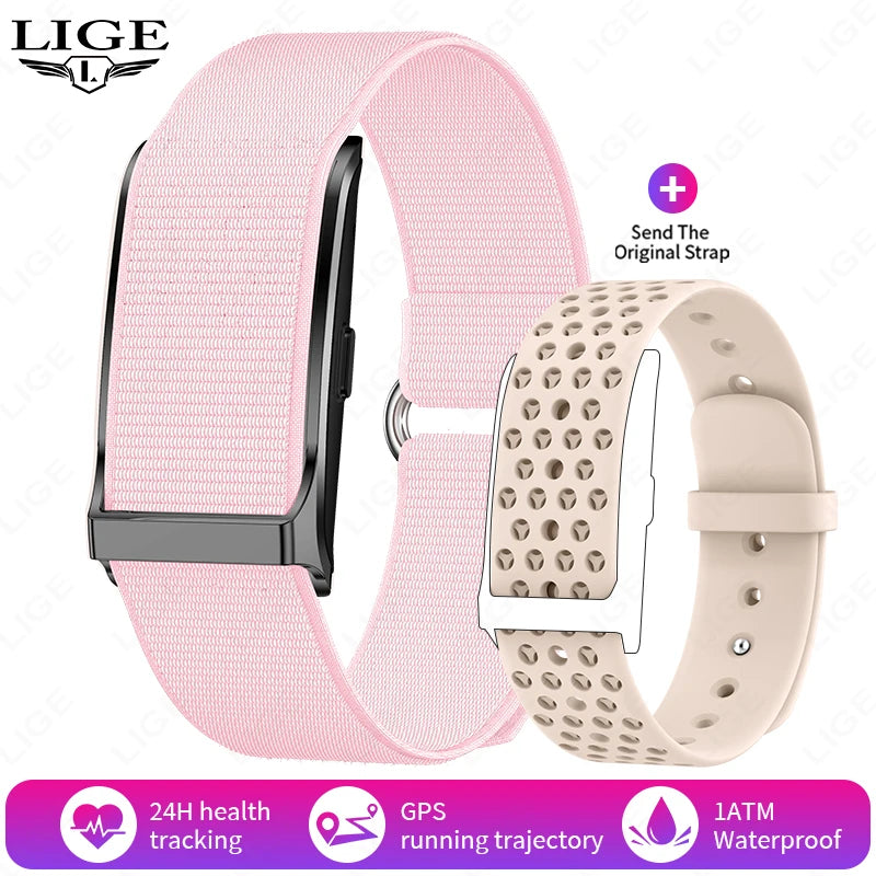 Sport Fitness Tracker Smart Bracelet Heart Rate Blood Pressure Monitor & Smartwatch Band