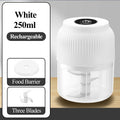 250ml Mini Wireless USB Rechargeable Electric Multi-Vegetable Chopper