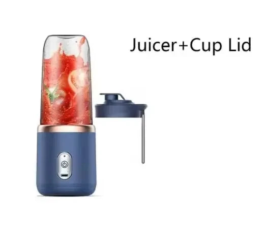 Portable USB Personal Mini Juicer Handheld Cup, Travel Blender Single Or Double Cup for Assorted Beverages