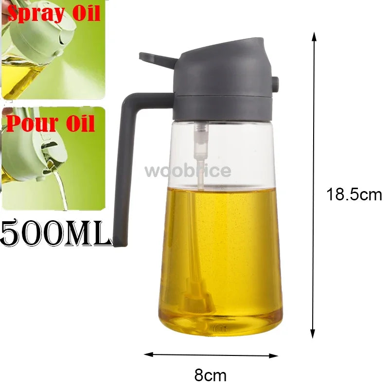 Oil Spray Dispenser Seasoning Accessories Oil Cruet Bottle Sprayer Container
