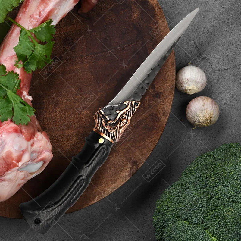 8PCS Stainless Steel Forged Professional Kitchen Chef Knife Set