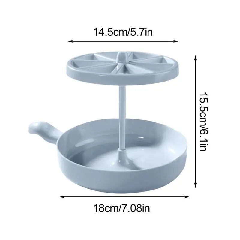 Microwave Bacon Cooker Dish With Bacon Grease Catcher Tray