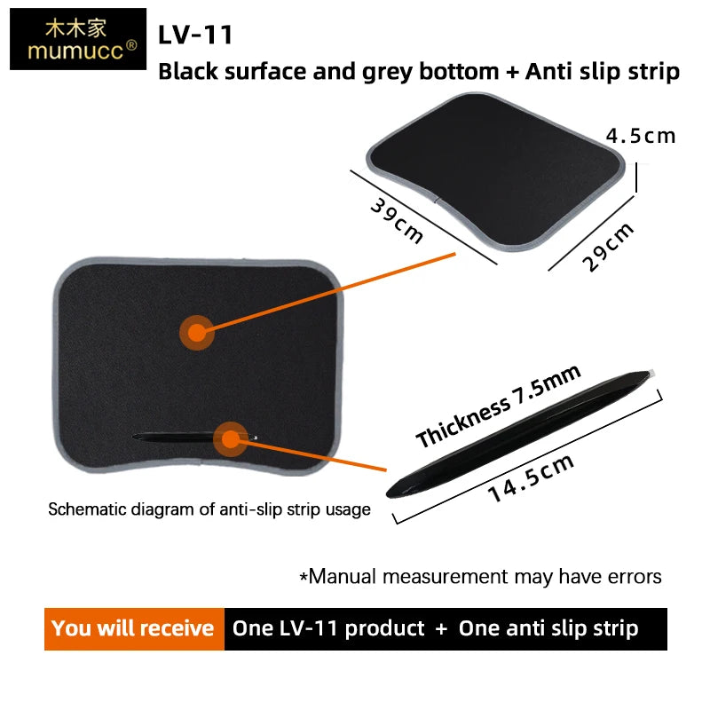 Multifunctional Laptop Desk With Foam Particle Filled Cushion & Hard Mouse Pad