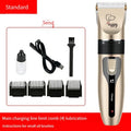 Electric Pet Hair Clipper and Hair Trimmer Set For Pet Grooming With an Electric Shaver Ceramic Blade with USB Charging