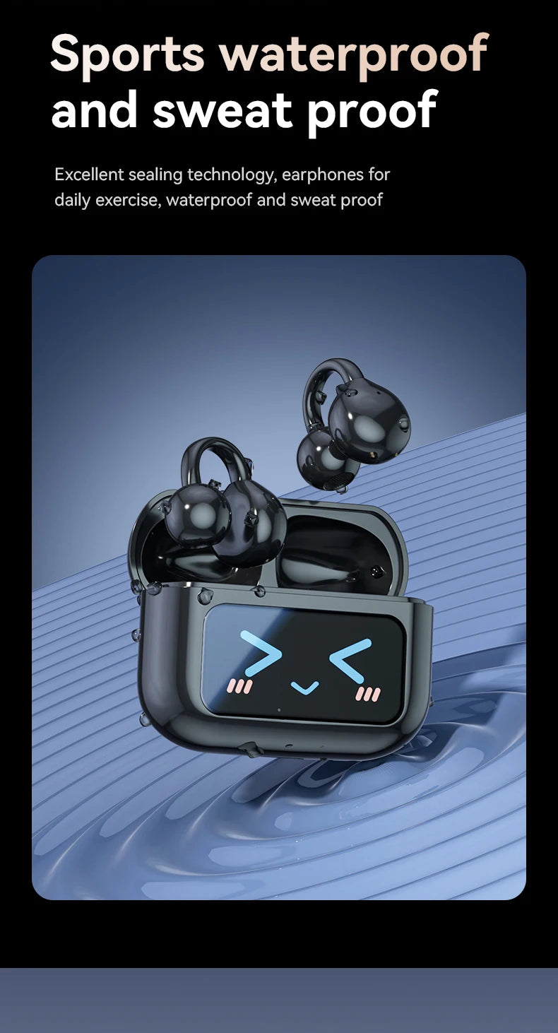 Touch Screen Wireless Bluetooth Earphone 144 Languages Real-Time Translation Headphones HiFi Audio Earbuds
