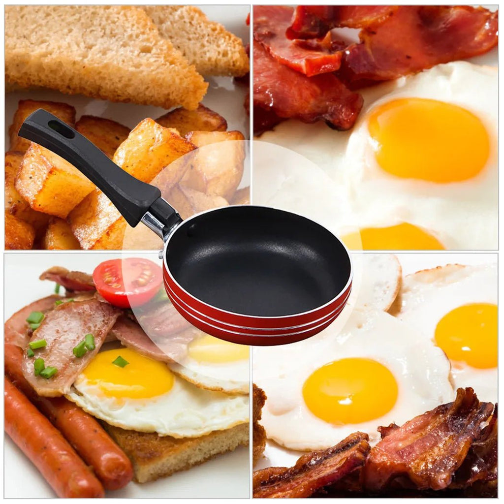 12cm/16cm/18cm Mini Frying and Sauce Pan Steel Non-Stick Kitchen Cookware - Lovies Kitchenwares