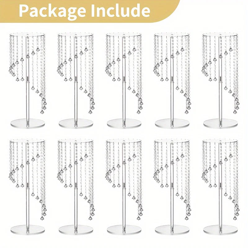 23.6 Inch Tall Acrylic Multi-Purpose Decoration Vases