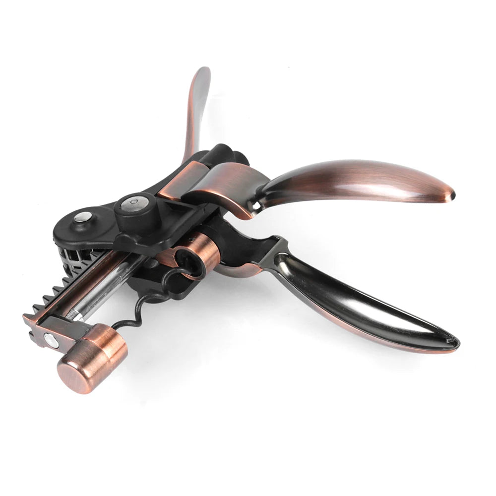 Kitchen Tools Zinc Alloy Rabbit-Shaped Bar Lever Corkscrew Wine Opener Bottle Opener