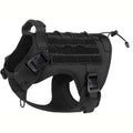Adjustable Tactical Dog Harness With No-Pull Vest With Hook & Loop Panels