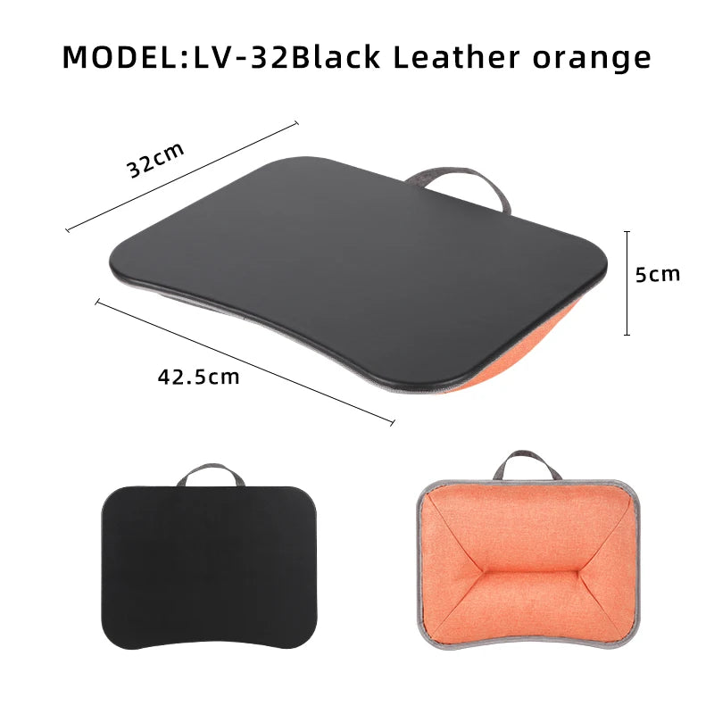 Multifunctional Laptop Desk With Foam Particle Filled Cushion & Hard Mouse Pad