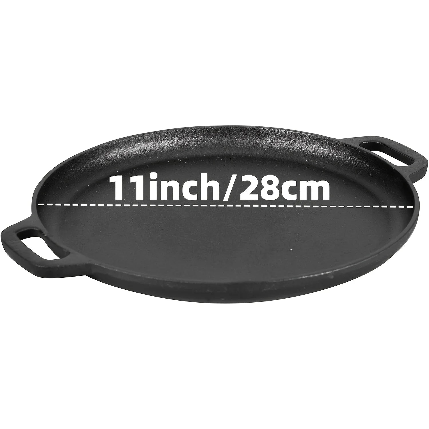 3PCS Cast Iron Skillet Set (6/8/10 Inch)  Pre-Seasoned, Non-Stick Heavy-Duty Pans