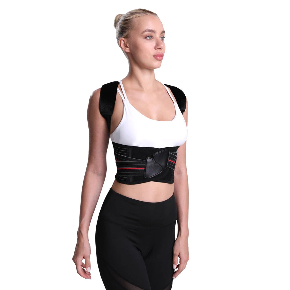 Adjustable Posture Corrector For Back & Shoulder Support Brace