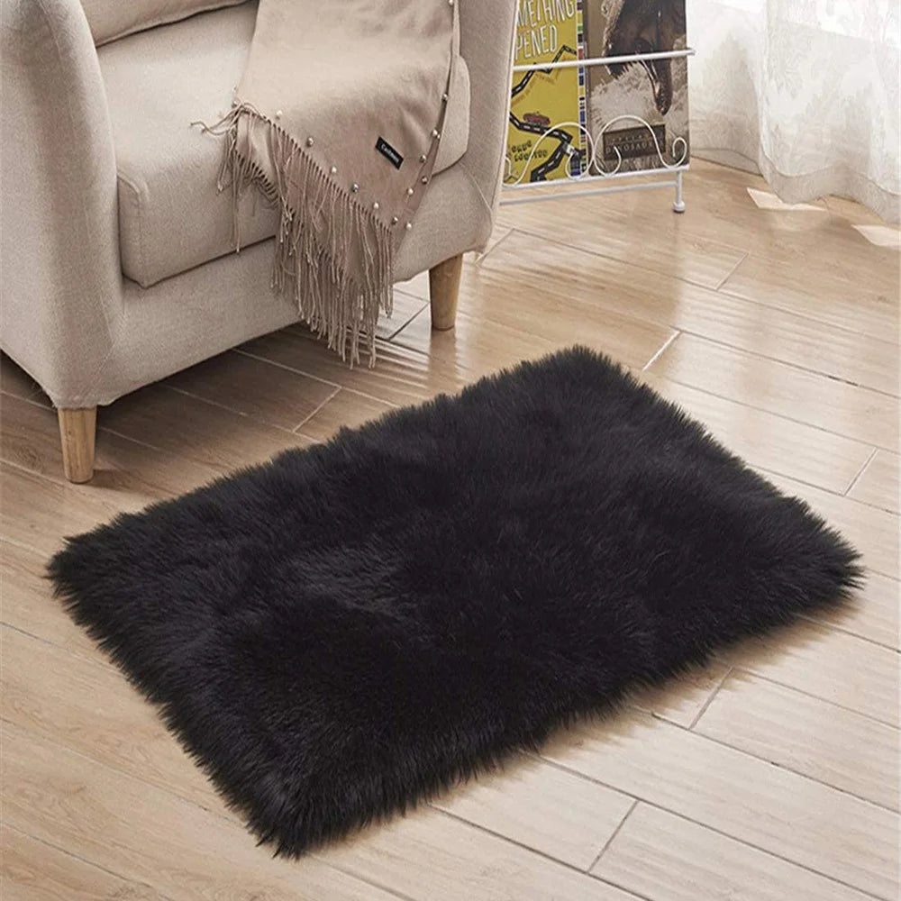 Silk Wool Rugs Multi-Room Tie-Dye Non-Slip Washable Carpet Mats