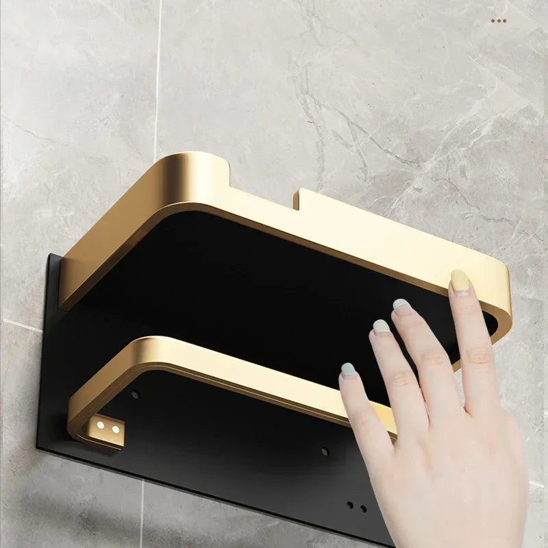 Shelf Accessories Wall Mount & Toilet Paper Holder