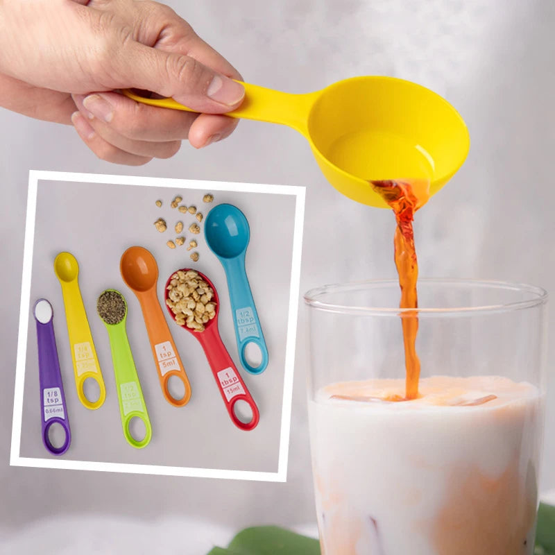 12pcs Plastic Measuring Spoons & Cup Set