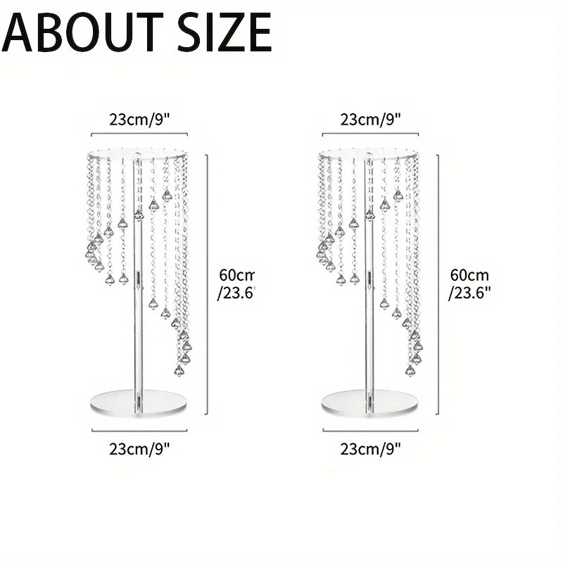 23.6 Inch Tall Acrylic Multi-Purpose Decoration Vases