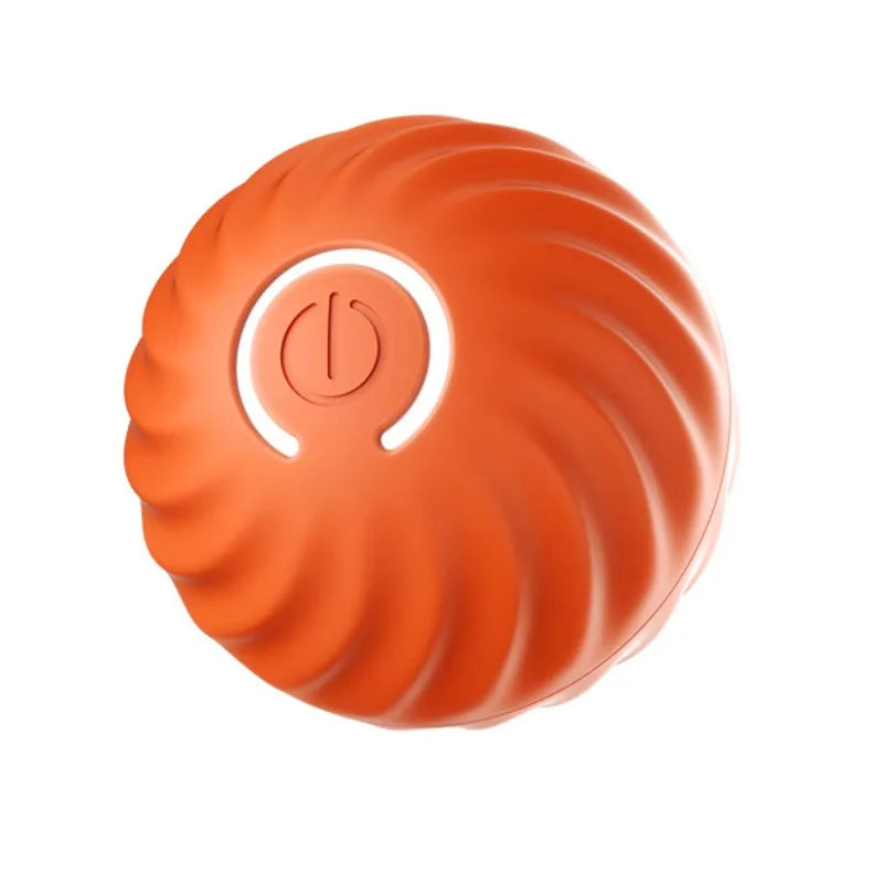 Pet Automatic Moving Toy Ball With Smart USB Jumping Rotating Interaction and Dog Chew Toy