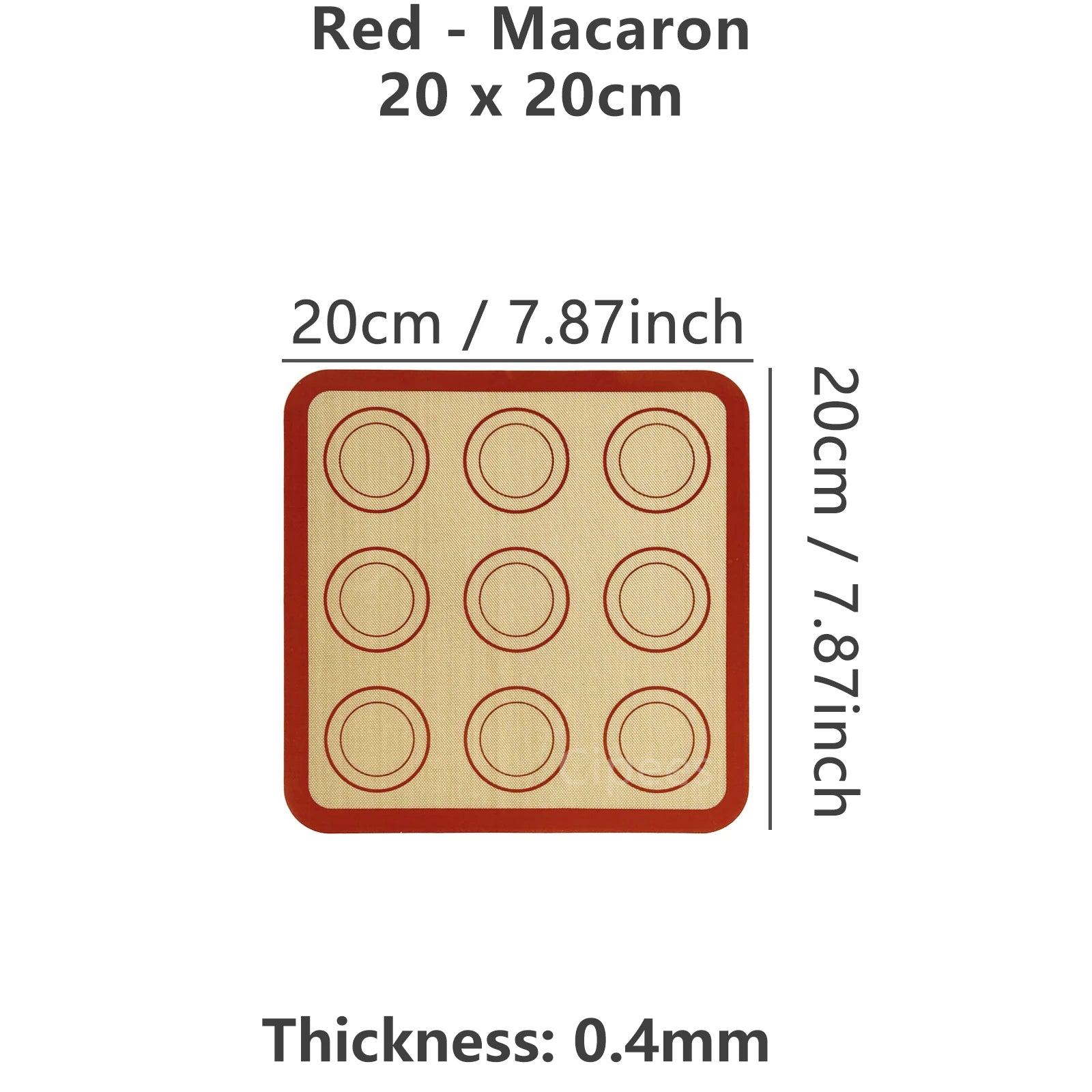 1PC Silicone Baking Mat for Oven, Reusable Non Stick Heat Resistant Bakeware Liner