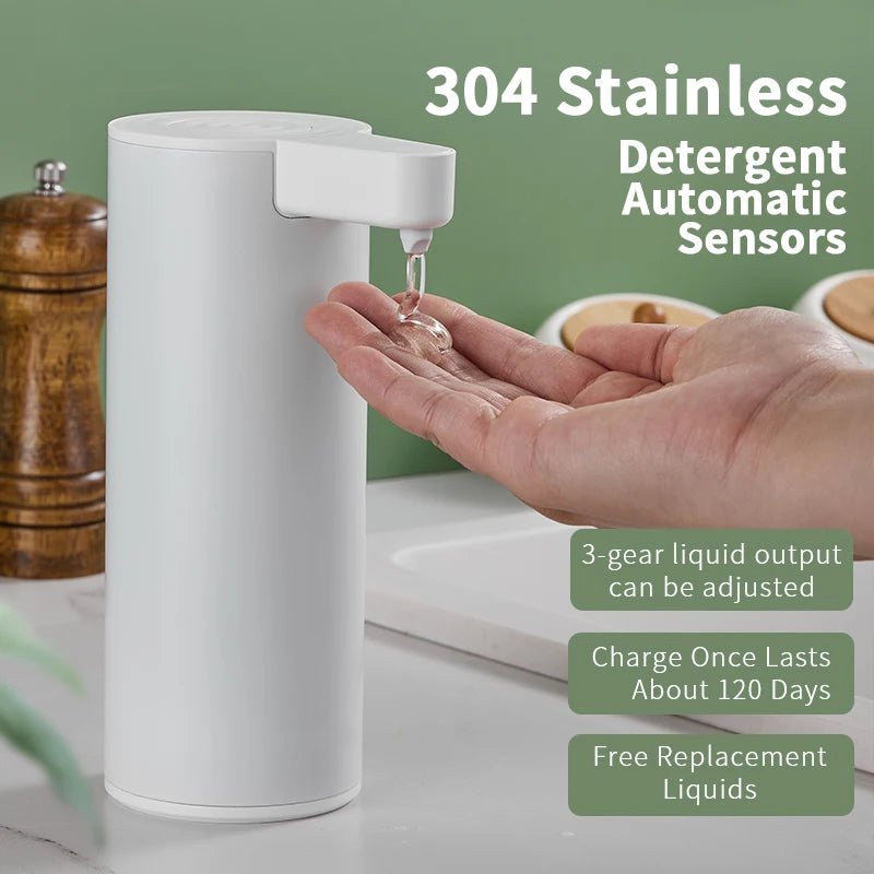 Kitchen Soap and/or Hand Sanitizer Automatic Sensor With Smart Electric Dispenser 304 Stainless Steel