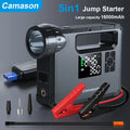 5 in 1 Car Jump Starter with air Compressor and Portable Flashlight Starting Device Power Bank Battery Automotive Booster start