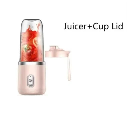 Portable USB Personal Mini Juicer Handheld Cup, Travel Blender Single Or Double Cup for Assorted Beverages