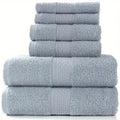 Cotton Bath Towel and Washcloth Solid Color Soft Absorbent Multipurpose Towels