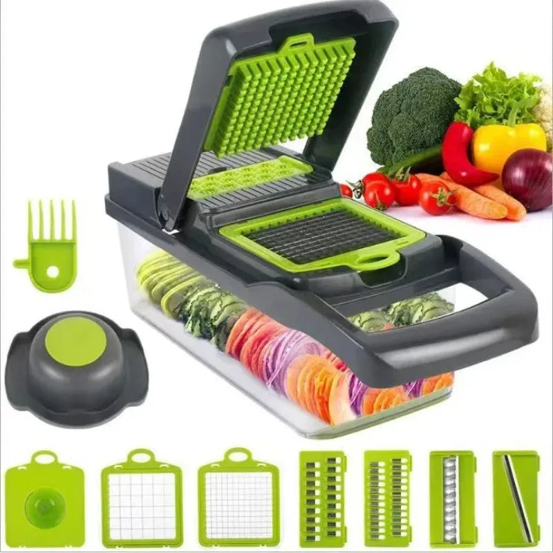 Multi-Functional Kitchen Vegetable Cutter, Dicer, Slicer, Grater, Magic Tool