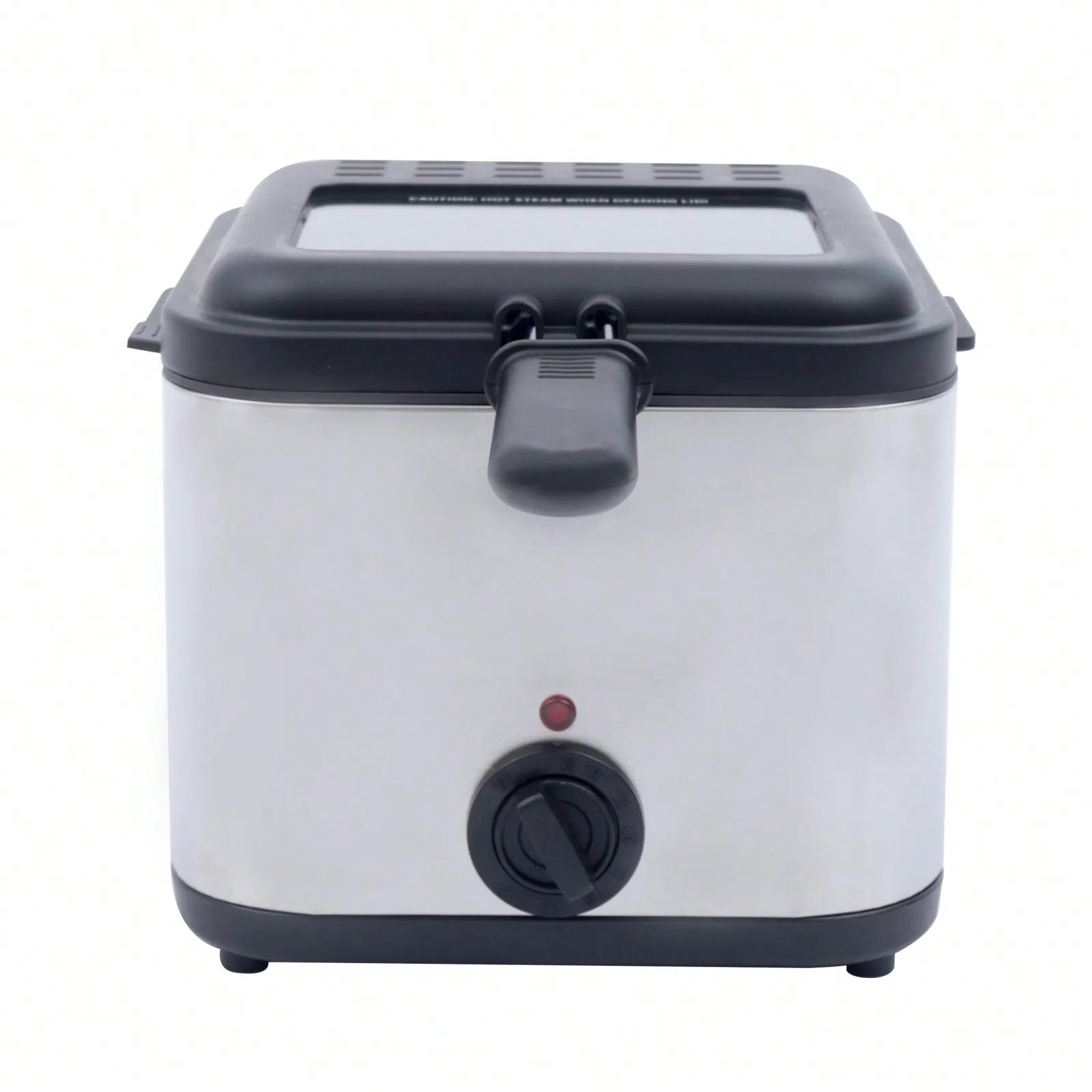 110V Electric Deep Fryer With Basket Small Fryer Stainless Steel Fryer 1KW 2.5L