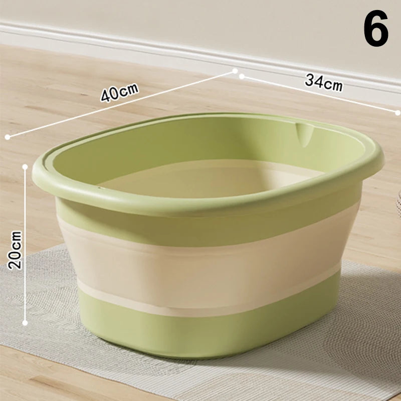 1Pcs Portable Foldable Home Foot Bath Bucket/Basin Massager & Soak Foot Tub
