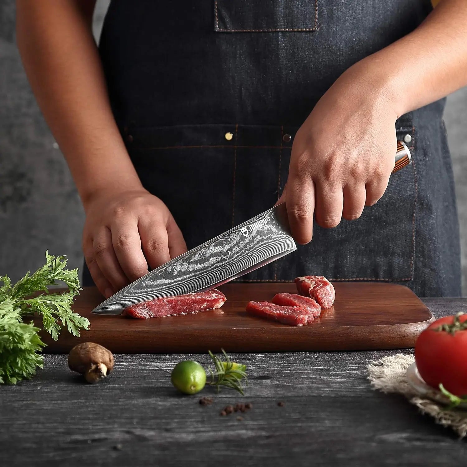 8 inch High Quality Chef Knife With Wood Handle