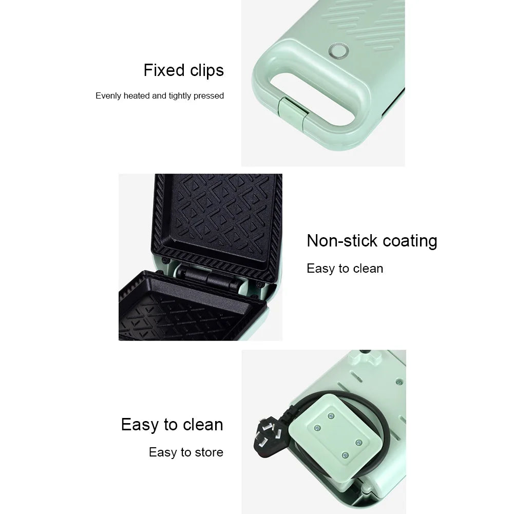Electric Multi-Food Non-Stick Panini Press for Sandwiches Omelets ETC.