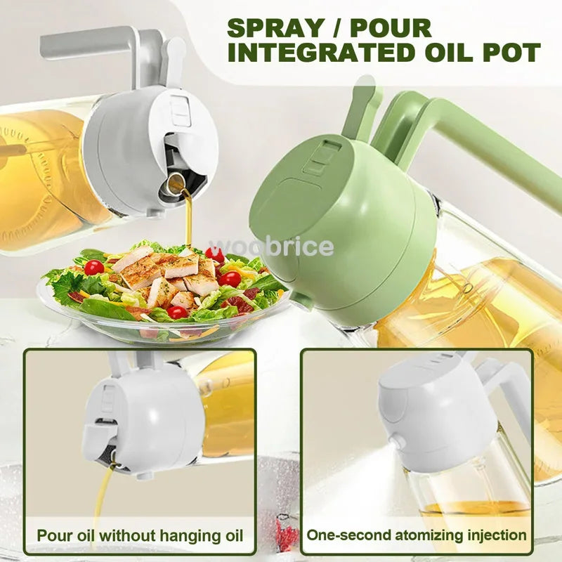 Oil Spray Dispenser Seasoning Accessories Oil Cruet Bottle Sprayer Container
