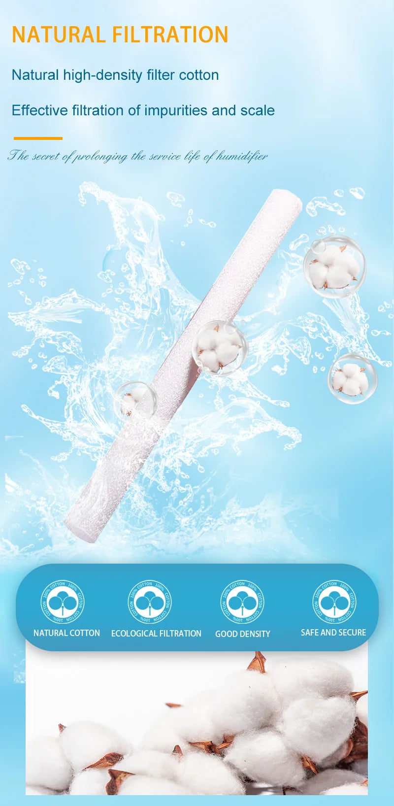 3L Ultrasonic Air Cool Mist USB Aromatic Humidifier with Night Light and 3 Nozzles