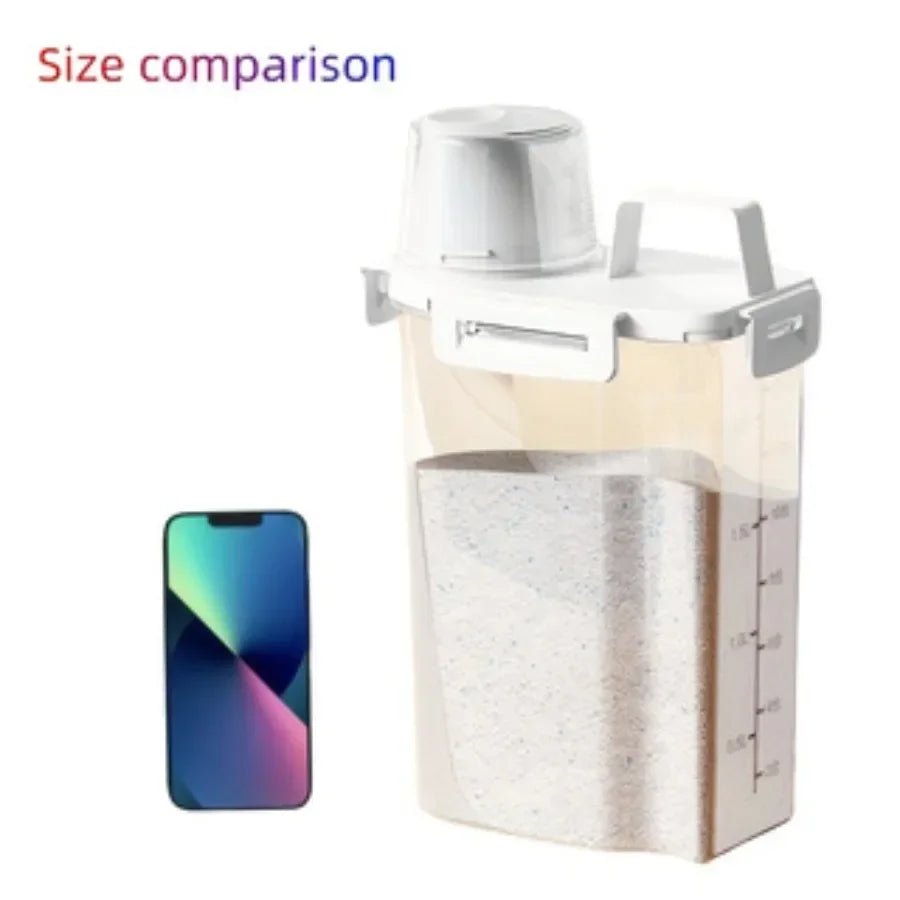 2.5L Covered Moisture-proof Sealed Storage Container - Used for Grain, Nut, Flour, Rice Food Storage Boxes - Lovies Kitchenwares