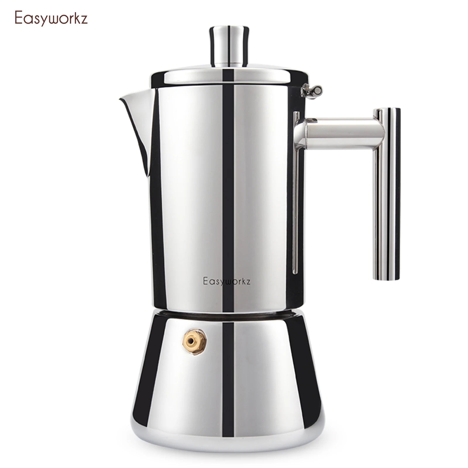 Stovetop Stainless Steel Italian Espresso Maker & an Induction Coffee Machine