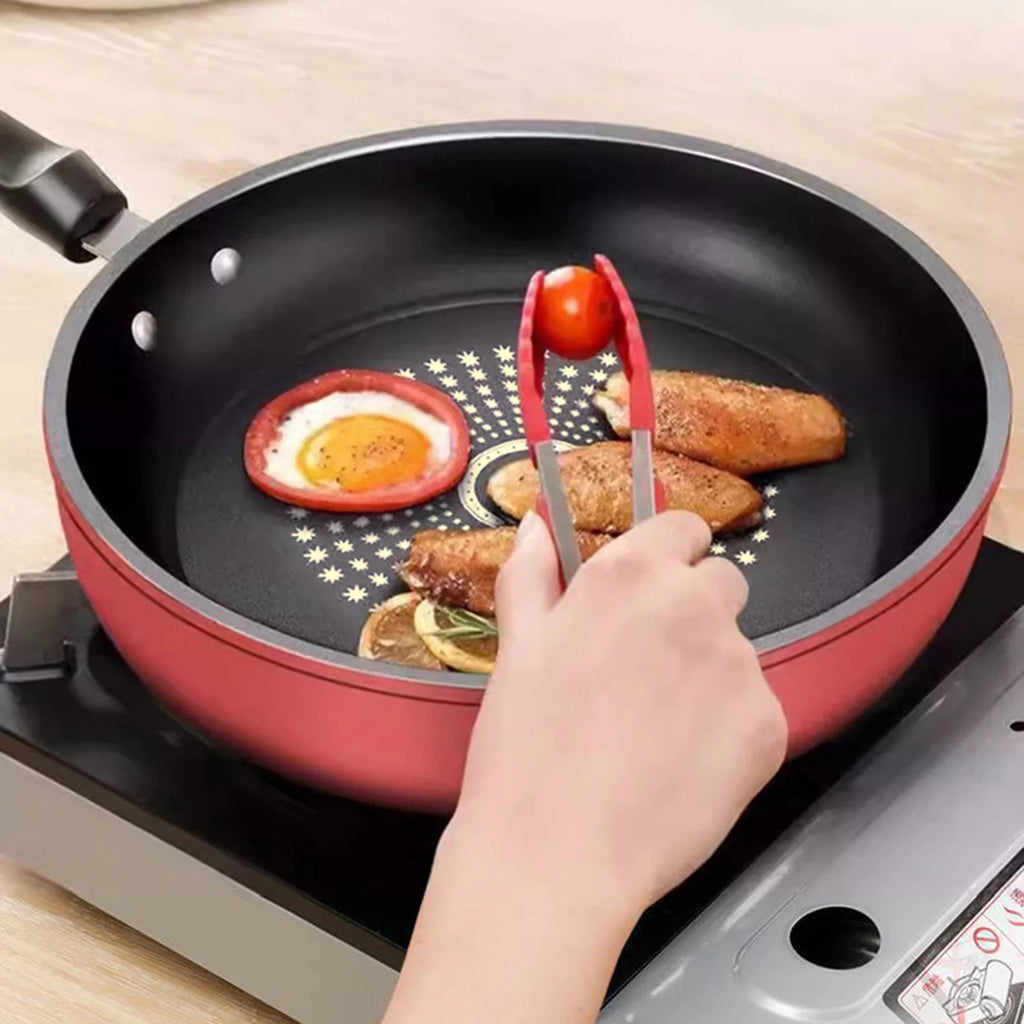 Nonstick Frying Pan Cast Iron Skillet Dishwasher Safe Compatible with Induction Gas Stovetop for Multiple Cooking