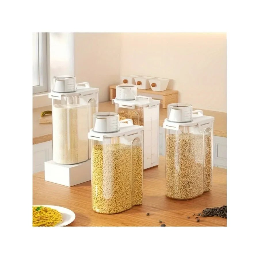 2.5L Covered Moisture-proof Sealed Storage Container - Used for Grain, Nut, Flour, Rice Food Storage Boxes - Lovies Kitchenwares