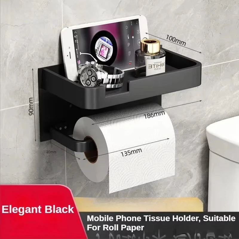 Shelf Accessories Wall Mount & Toilet Paper Holder