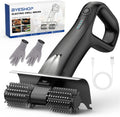 2026 Electric Grill Brush with 2 Brush Heads, 800RPM 25kgf High Torque BBQ Cleaner, 3500mAh Battery, 180 Mins Long Runtime, Extended Handle, Works as Grill Scraper for Tough Grease - Lovies Kitchenwares