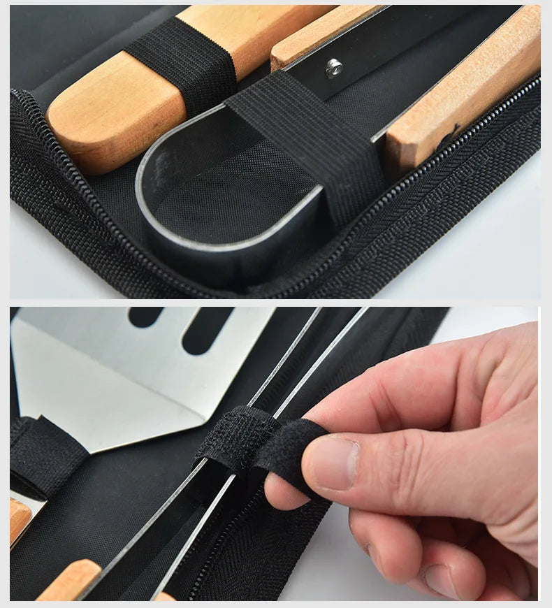 BBQ Grilling Utensil Accessories Tool Kit
