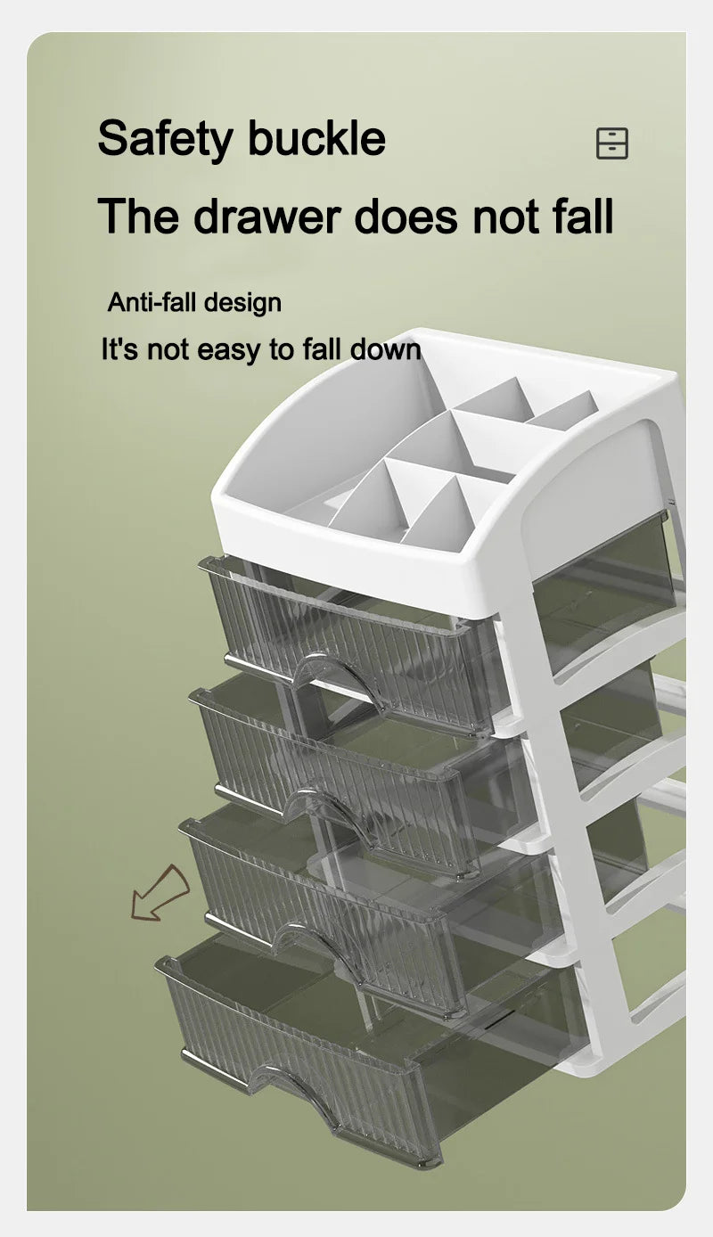 1Pc 5-layer Multi-Layer Multi-Purpose Storage Cabinet