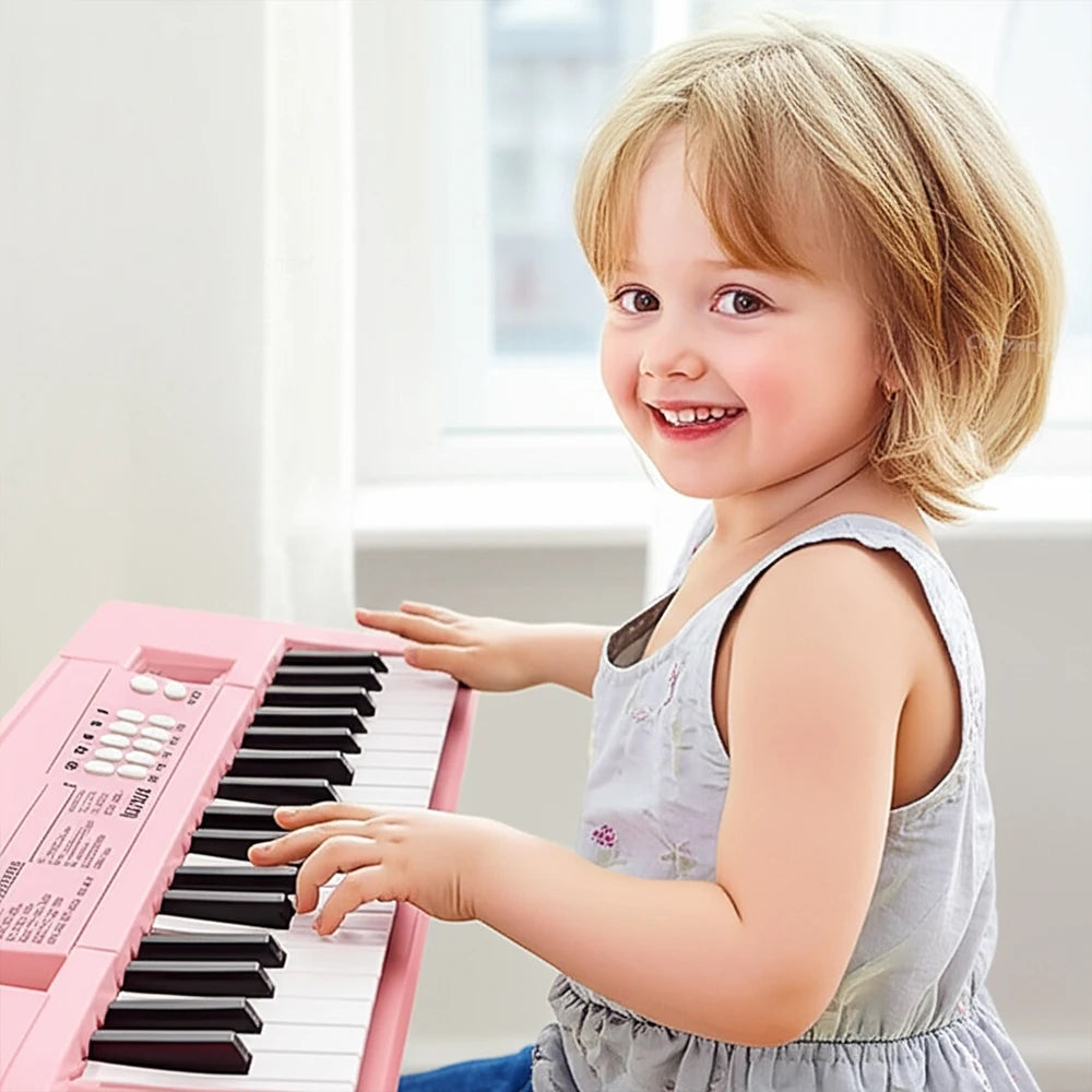 37 Keys Kids Musical Electronic Piano Organ Keyboard with Microphone And an Educational Toy