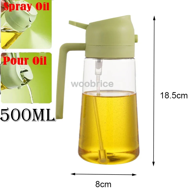 Oil Spray Dispenser Seasoning Accessories Oil Cruet Bottle Sprayer Container