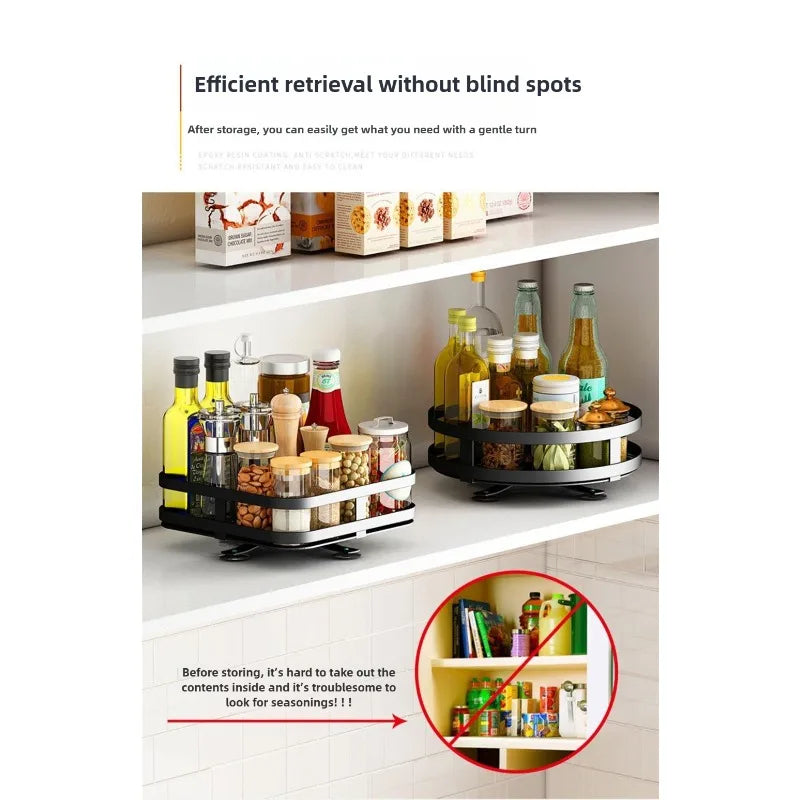 Kitchen Countertop Multi-Functional Condiment storage rack