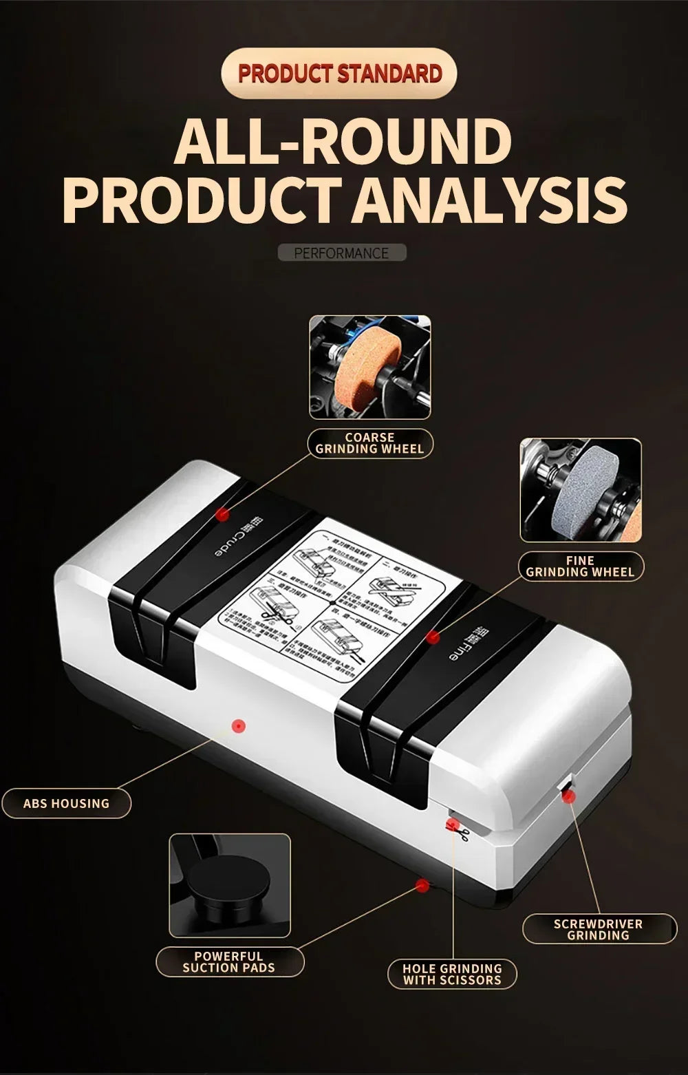 Multi Functional Electric Knife and Tool Sharpener