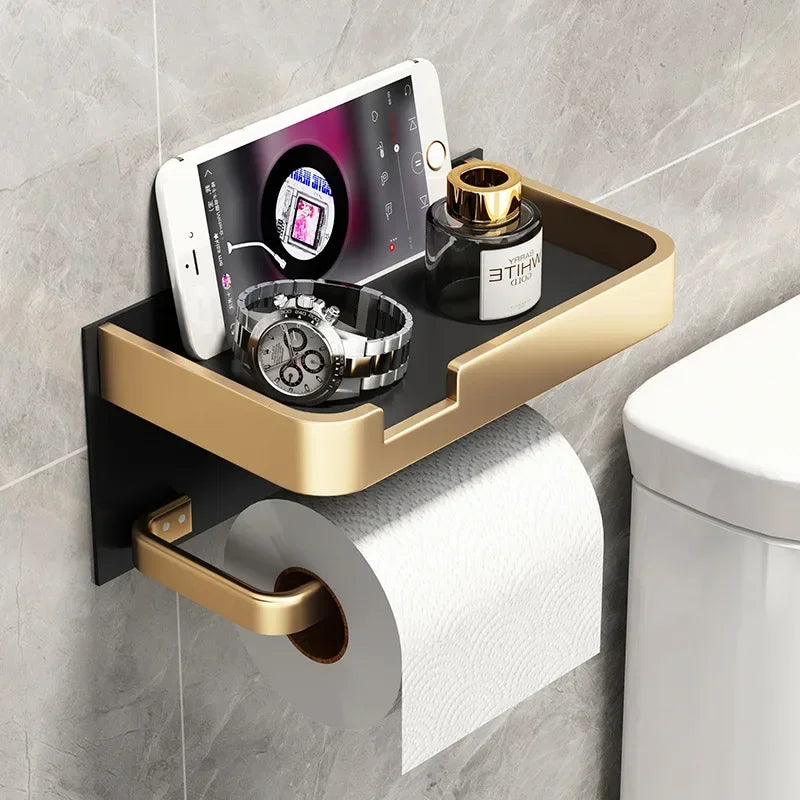 Shelf Accessories Wall Mount & Toilet Paper Holder