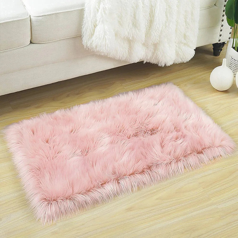 Silk Wool Rugs Multi-Room Tie-Dye Non-Slip Washable Carpet Mats