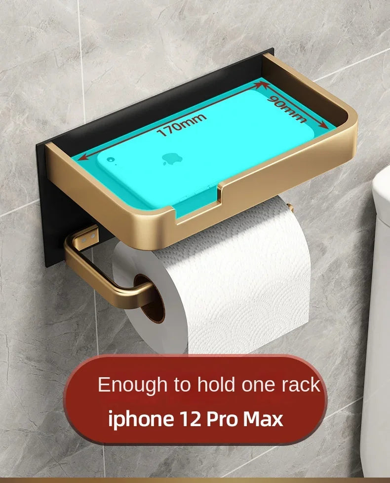 Shelf Accessories Wall Mount & Toilet Paper Holder